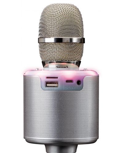 Microfon Lenco - BMC-085SI, wireless, argintiu - 3