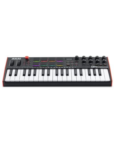 Controler MIDI Akai Professional - MPK Mini Plus, negru/roșu - 2