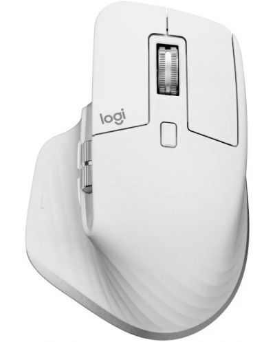 Mouse Logitech - MX Master 3S, optic, wireless, Gri Pale - 1