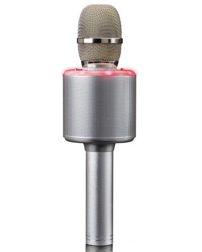 Microfon Lenco - BMC-085SI, wireless, argintiu - 1
