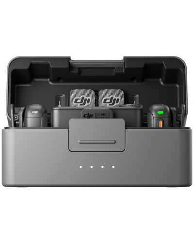Microfon DJI - Mic 3, 2 TX + 1 RX + Charging Case, negru | Ozone.ro