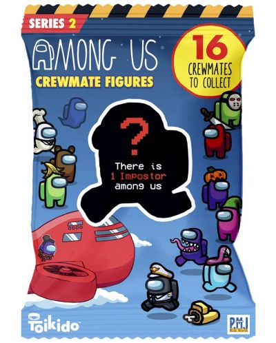 Mini figurina P.M.I. Games: Among us - Crewmate (Mini mystery bag) (Series 2), 1 buc, gama larga  - 1