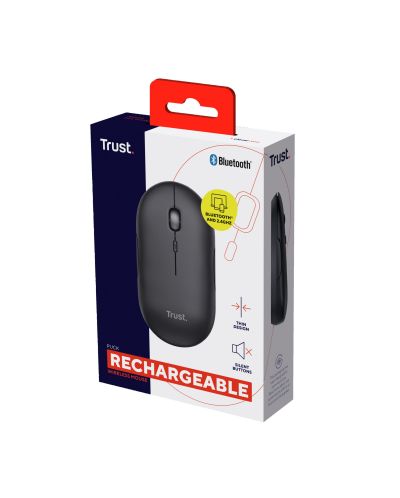 Mouse Trust - Puck, wireless, negru - 5
