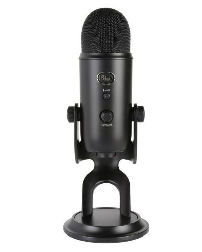 Microfon Blue - Yeti Studio, blackout - 1
