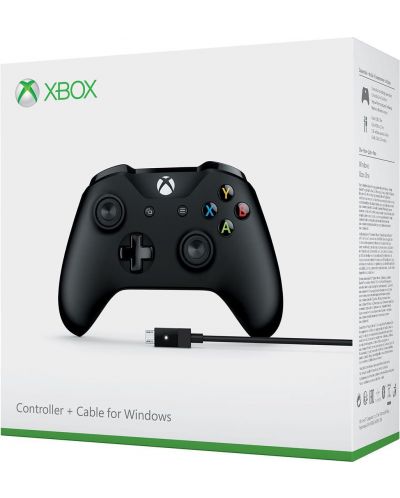 Controller Microsoft - Xbox One Wireless Controller + cablu pentru PC - 7