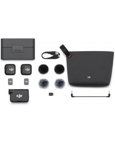 Microfon DJI - Mic Mini (2 TX + 1 RX, Charging Case) | Ozone.ro