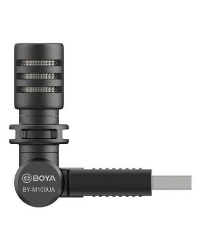 Microfon Boya - By M100UA, negru - 2