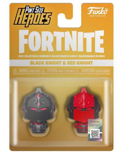 Mini figurina Funko Pint Size Heroes 2-Pack: Fortnite - Black Knight & Red Knight - 2