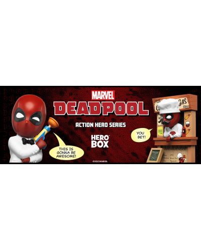Mini figurină YuMe Marvel: Deadpool - Action Hero Series, Mystery box - 2
