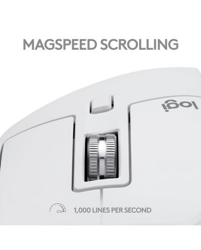 Mouse Logitech - MX Master 3S For Mac EMEA, Pale Grey - 11