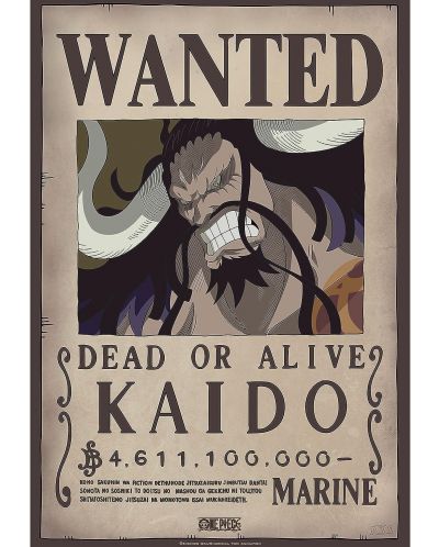 GB eye Animation Mini Poster: One Piece - Kaido Wanted Poster - 1