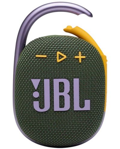 Mini boxa JBL - CLIP 4, verde/galbena - 1