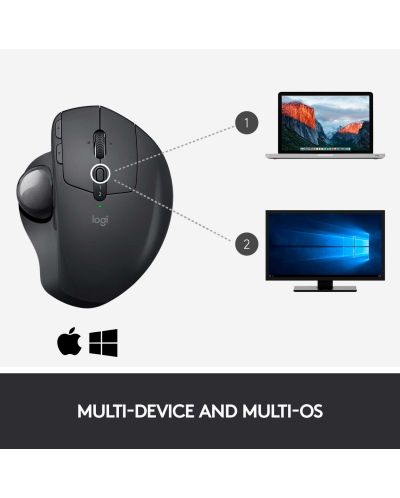 Mouse Logitech MX Ergo - wireless, optic, gri - 11