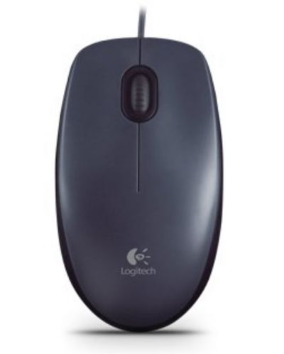 Mouse Logitech - M90, optic, gri - 1