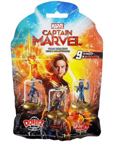 Mini figurina Jaswares: Domez Marvel - Captain Marvel, sortiment - 3