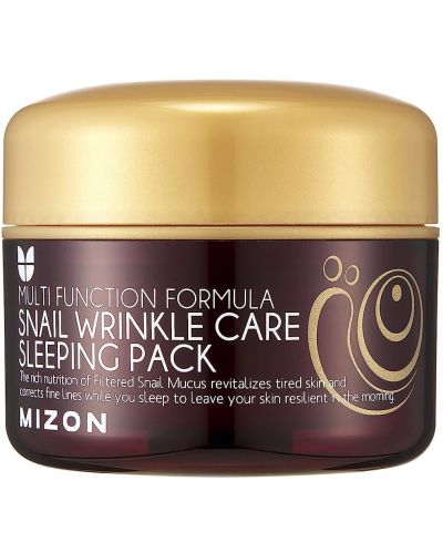 Mizon Snail Repair Mască de față de noapte Wrinkle Care, 80 ml - 1