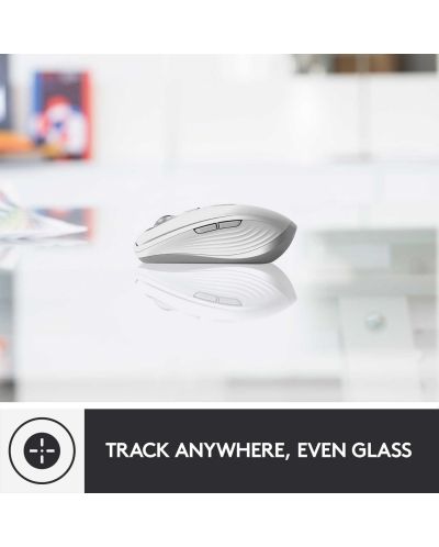Mouse Logitech - MX Anywhere 3 For Mac, alb/argintiu - 5