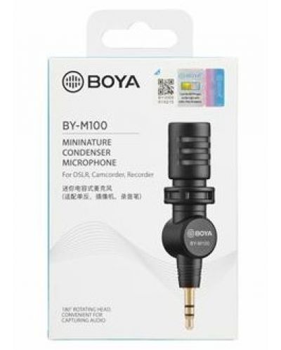 Microfon Boya - By M100, negru - 9
