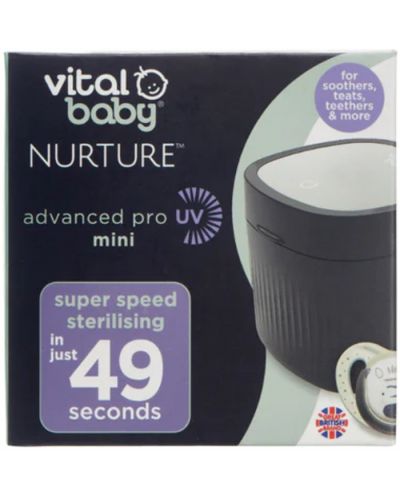 Mini sterilizator cu raze UV Vital Baby - Advanced Pro, negru - 7
