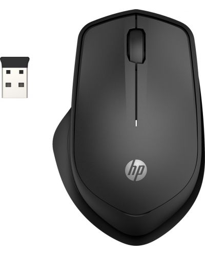 Mouse HP - 280 Silențios, optic, fără fir, negru - 1