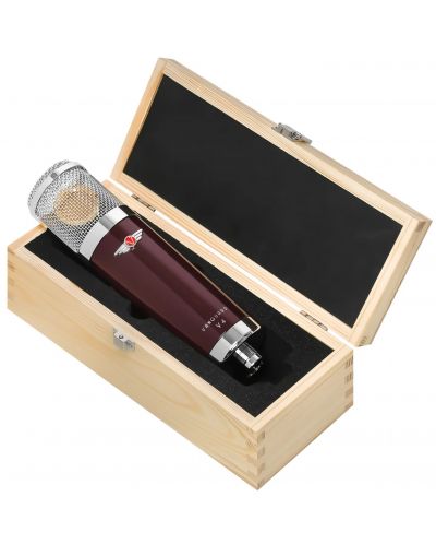 Microfon Vanguard - V4, roșu/argintiu - 4
