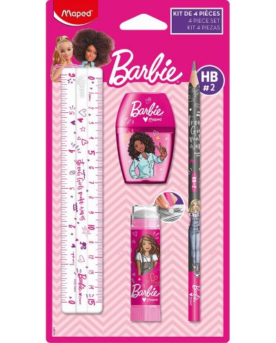 Mini set de pictură Maped Barbie - 4 piese - 1