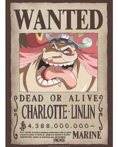 Mini poster GB eye Animation: One Piece - Big Mom Wanted Poster (Series 1) - 1