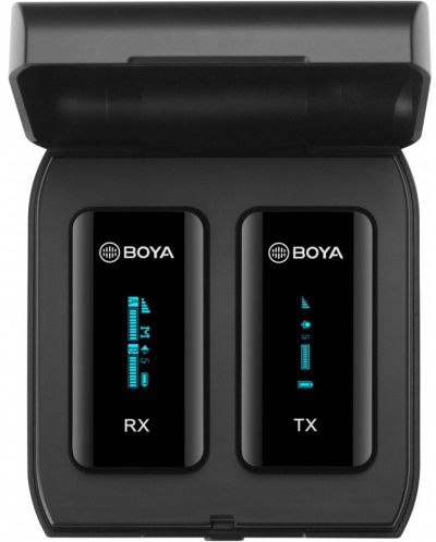 Sistem microfon wireless Boya - BY-XM6-K1, negru - 1