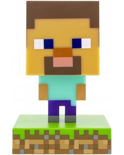 Mini lampa Paladone Minecraft - Steve Icon - 1