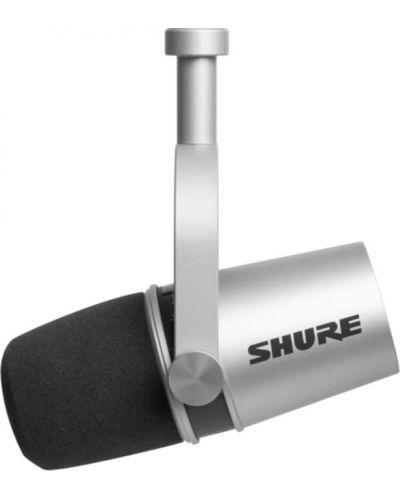 Microfon Shure - MV7, argintiu | Ozone.ro
