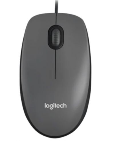Mouse Logitech - M100, optic, negru - 1