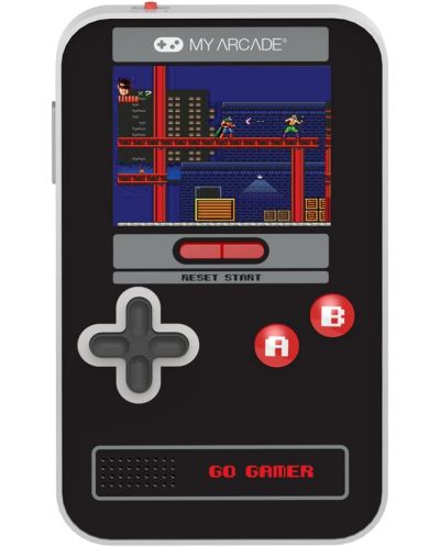 Consolă mini My Arcade - Gamer V Classic 300in1, neagră/roșie - 1