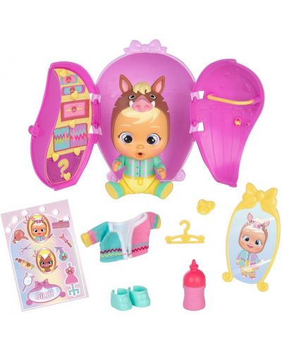 Mini păpușă cu lacrimi IMC Toys Cry Babies Magic Tears Storyland - Dress me up, sortiment - 6