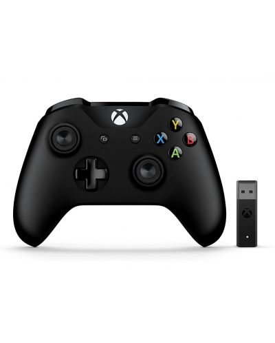 Controller Microsoft - Xbox One Wireless Controller + Wireless Adapter V2 - 1