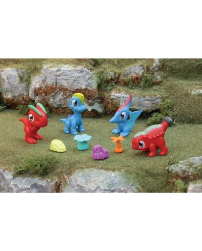 Mini dinozaur în ou Funville Dinos Unleashed - Cu 5 surprize, asortiment - 5