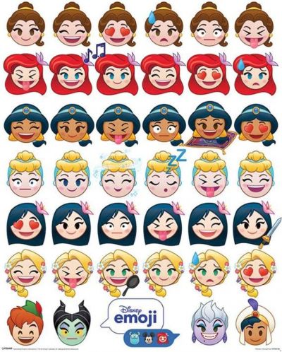 Mini poster Pyramid Disney: Disney Emoji - Princess Emotions - 1