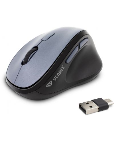 Mouse Yenkee - YMS 5050, optic, fără fir, gri - 4