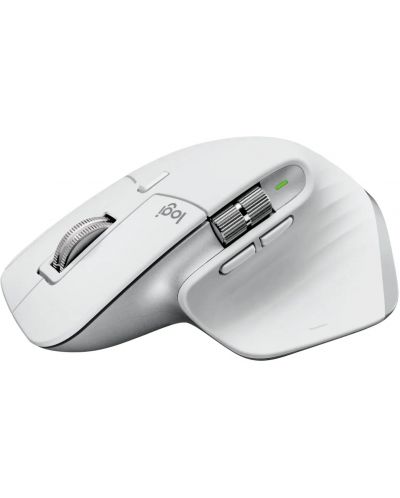 Mouse Logitech - MX Master 3S, optic, wireless, Gri Pale - 5