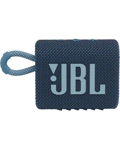 Mini boxa JBL - Go 3, albastra - 5