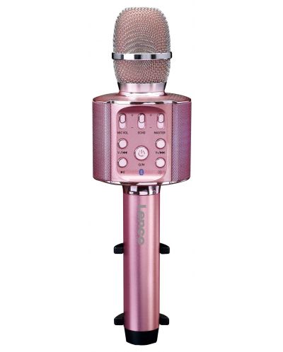 Microfon Lenco - BMC-090PK, wireless, roz - 1