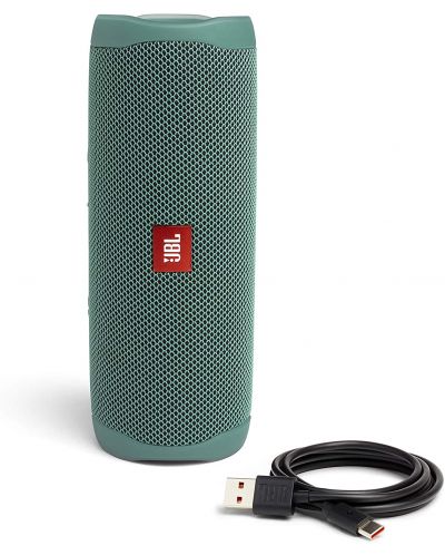 Boxă portabilă JBL - Flip 5 Eco edition, verde | Ozone.ro