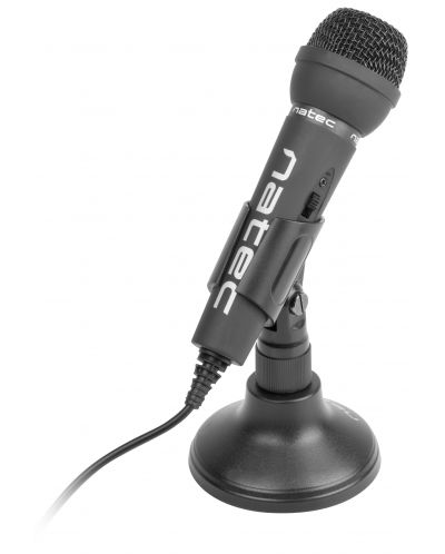 Microfon Natec - Adder, negru - 3