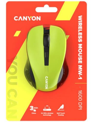 Mouse Canyon - MW-1, optic, wireless, Yellow - 6