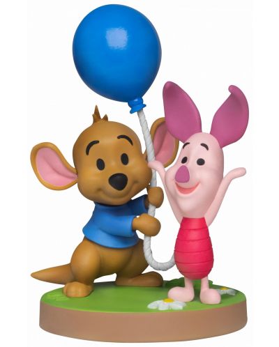 Mini figurină Beast Kingdom Disney: Winnie the Pooh - Piglet and Roo (Mini Egg Attack) - 1
