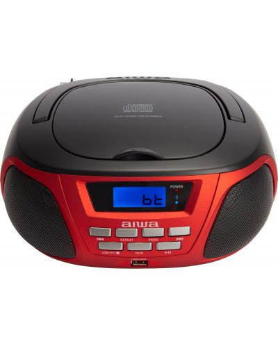 Mini sistem audio Aiwa - BBTU-300RD, rosu - 5