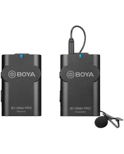 Microfon  Boya - BY-WM4 Pro K1, wireless, negru - 1