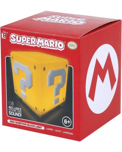 Mini lampa Paladone Nintendo Super Mario - Question Block - 4
