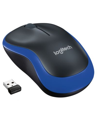 Mouse Logitech - M185, albastru - 1