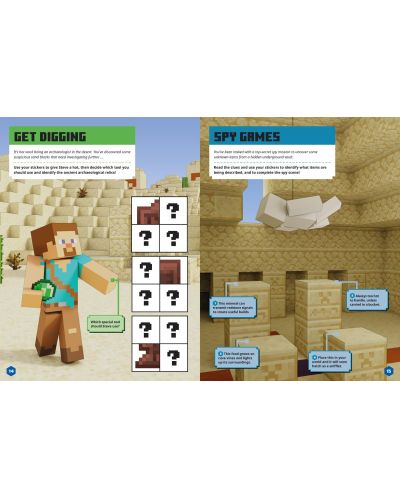 Minecraft Character Creator Sticker Book - 2