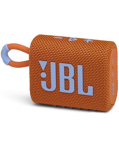 Mini difuzor JBL - Go 3, rezistent la apa, portocaliu - 2